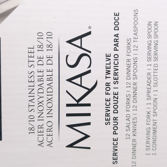 Mikasa 18/10 Stainless Steel 65 PC's Service For 12 Harmony Silverware,NWOT. - Picture 5 of 5